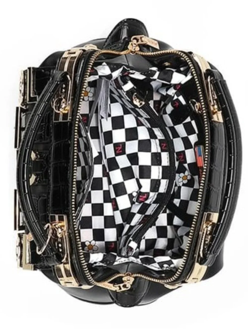 JUST IN  🔥LIMITED Nicole Lee USA Calista Bucket Handbag in Black NWT